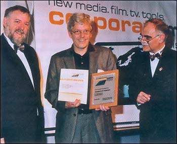 Thomas Plonsker(Mitte) mit Günther Zimmermann (links) und Rolf Lehmann