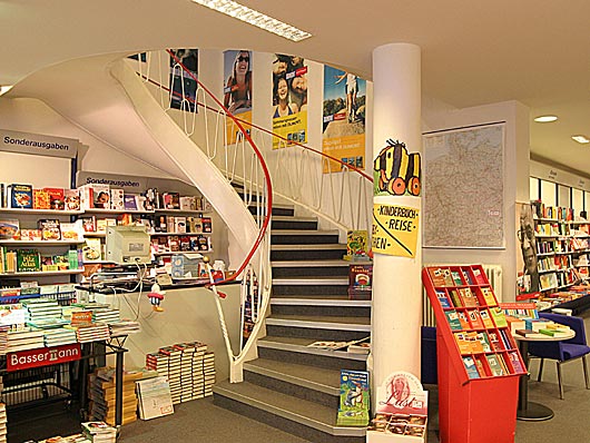 Hindernis auf Treppe