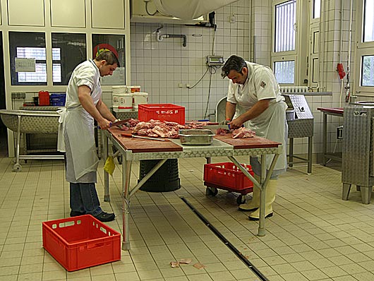 Fleischvorbereitung