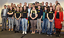 Gruppenfoto vom Jugendkongress in Berlin