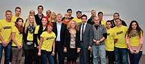 Gruppenfoto vom Jugendkongress in Berlin