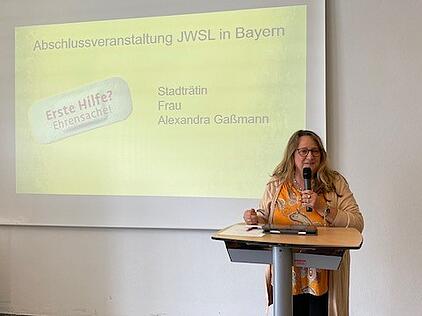 Rednerin Stadträtin Alexandra Gassmann